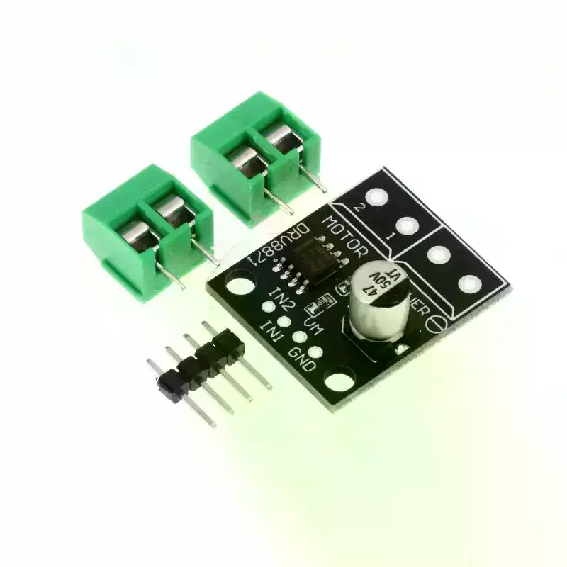 2/1Sets Motor Driver DRV8871 H-Bridge Brushed DC Motor Driver Breakout Board PWM Ctrl 3.6A Max Int Current Sense 6.5-45V