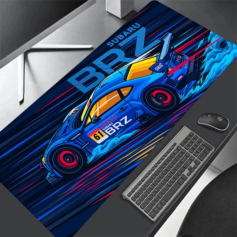 Rally Sports Racing Car Speed Drift GTR Race Cars Vehicle XL Mouse Pad Large Computer Non-slip Keyboard Desk Mat Racing Mousepad