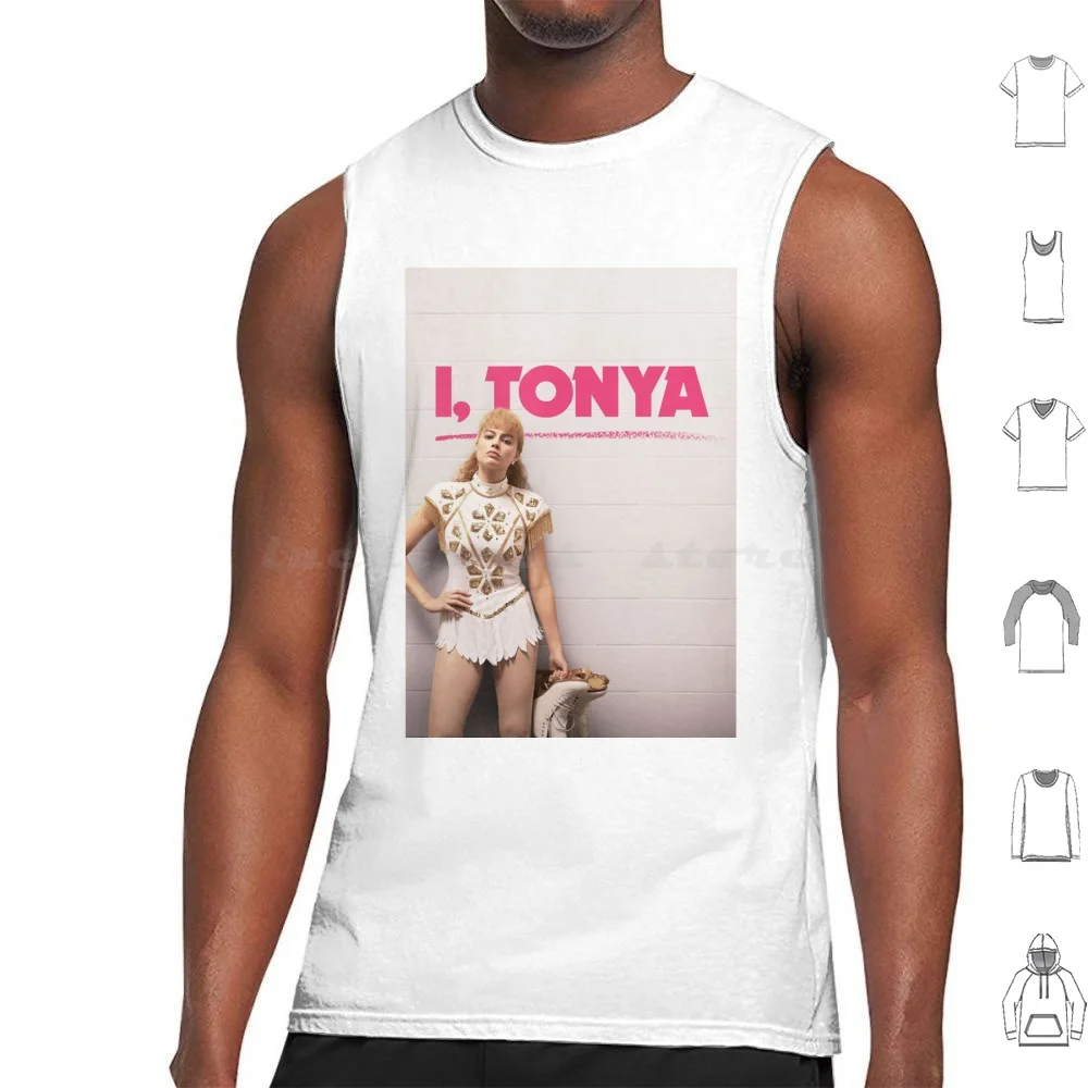 I , Tonya Poster Tank Tops Print Cotton I Tonya Movie Movies Film Ice Skating Comedy Sport Margot Robbie Tanya Harding