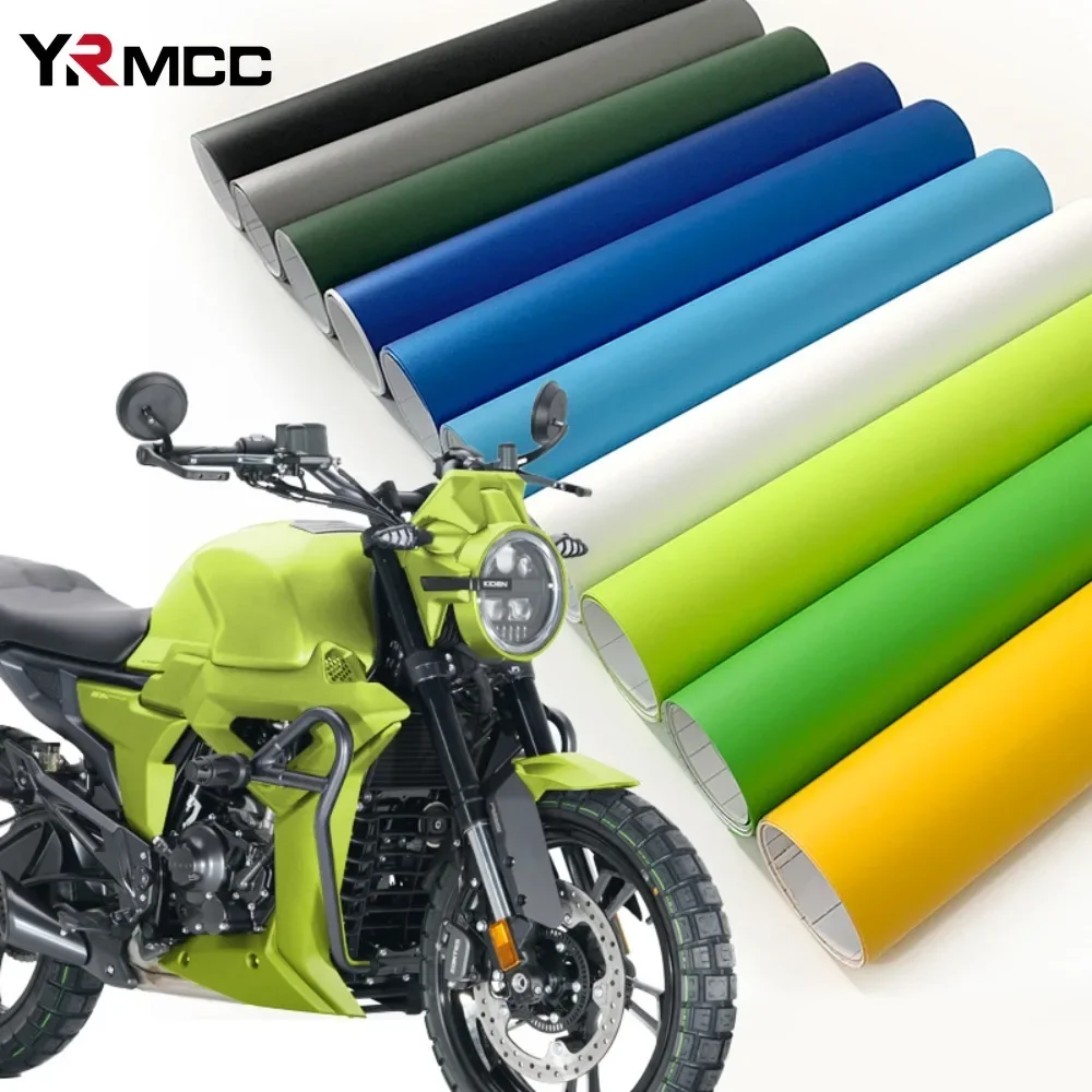 Matte Car Sticker Vinyl Colorful Waterproof Vinyl Wrap Auto Styling Motorcycle Stickers Adhesive Films for Vehicle Accessories