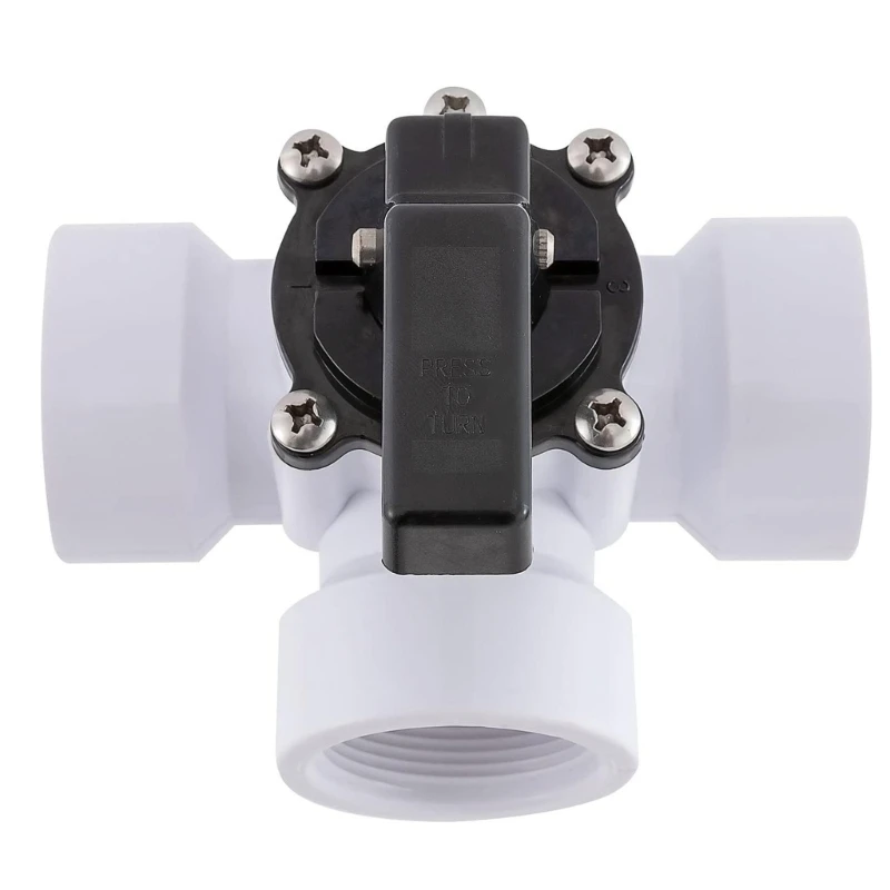 حمام سباحة خرطوم محول صمامات مجموعة صمامات محول 3 طريقة صمامات تحويل البلاستيك الملمس مناسبة لمضخات الحرارة دروبشيبينغ