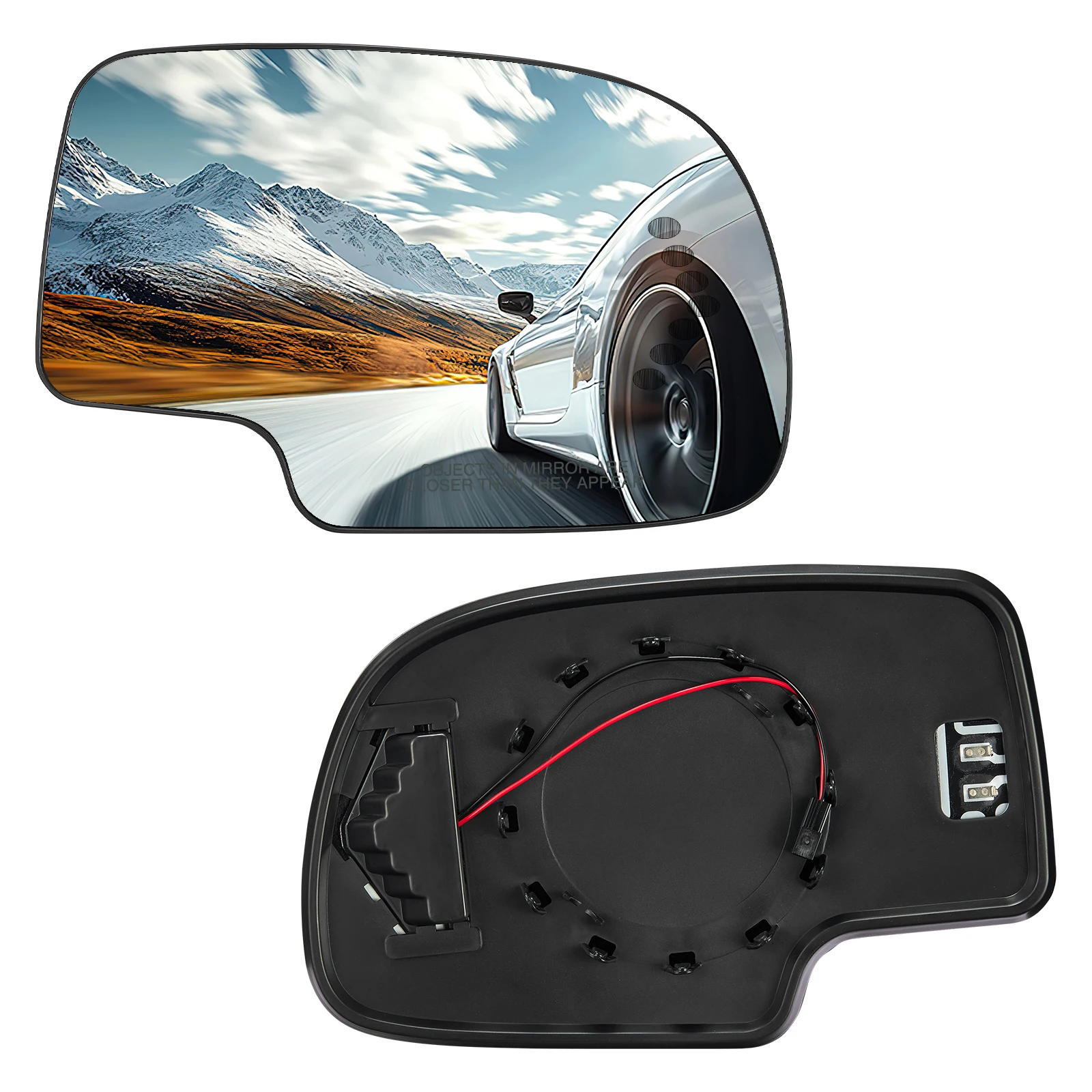

Зеркальный элемент правого бокового зеркала для Silverado, Suburban, Tahoe, Sierra, Yukon 1500, Avalanche, Escalade с указателем поворота 88944392