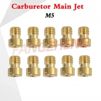 Pack of 10 Pieces 5mm Main Jets M5 for GY6 50cc 139QMB PZ19 Keihin OKO KOSO PWK Mikuni Keihin Carburetor Fuel Injectors