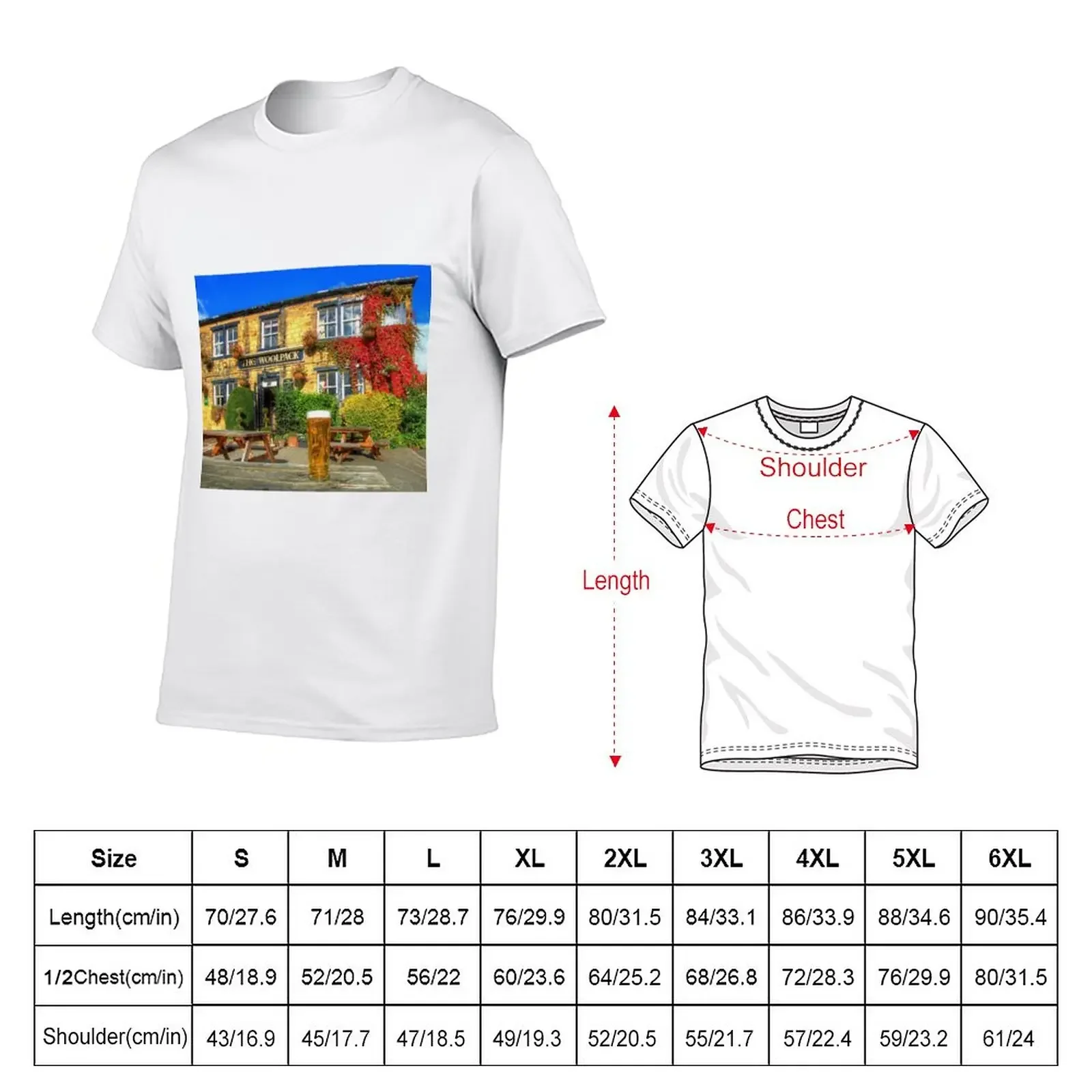 The Woolpack At Emmerdale T-Shirt blanks kawaii clothes fitted t shirts for men