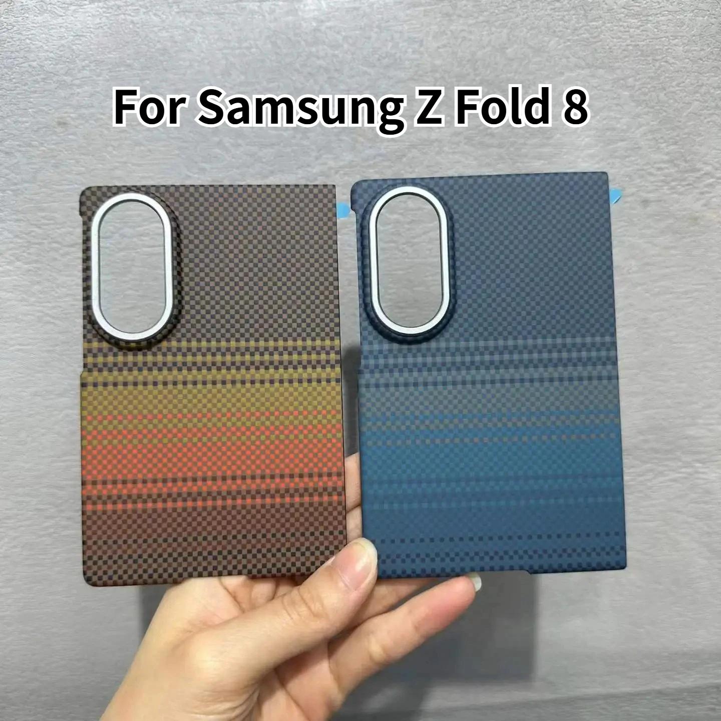 

Thin Carbon Fiber Texture for Magsafe Magnetic Case for Samsung Z Fold 8 Kevlar Skin Feel Support Wireless Drop Resistant Cover