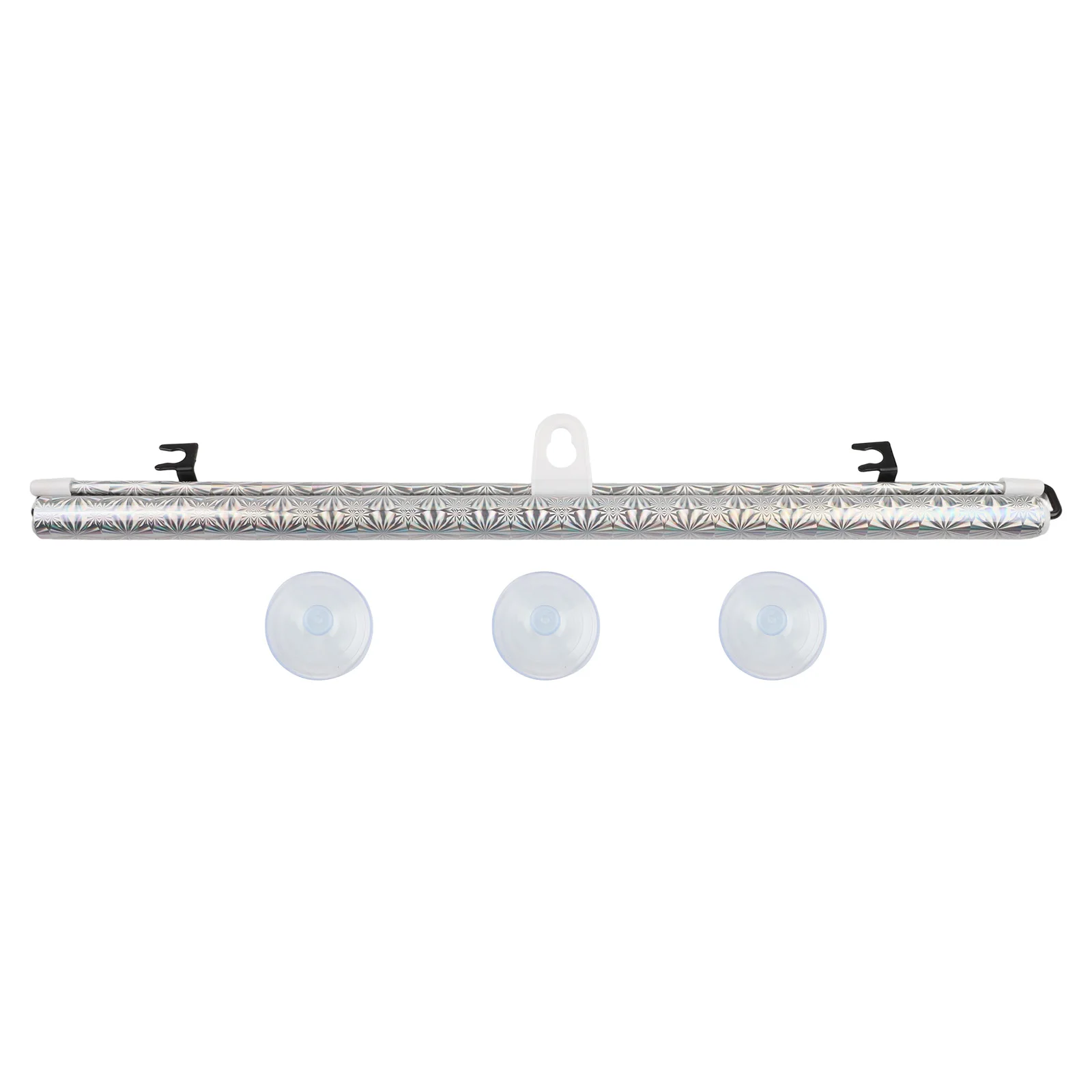 PVC Retractable Curtain Curtain Silver Retractable Blinds Portable for versatile Use Adjustable Size Easy Installation