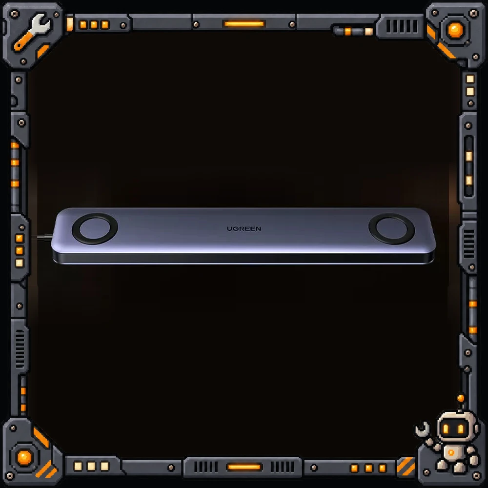 UGREEN 60571 USB-C Hub 11-in-1 Laptop Stand Dock HDMI 4K30Hz VGA PD100W USB 3.0 5Gbps Gigabit Ethernet SD TF 3.5mm Audio