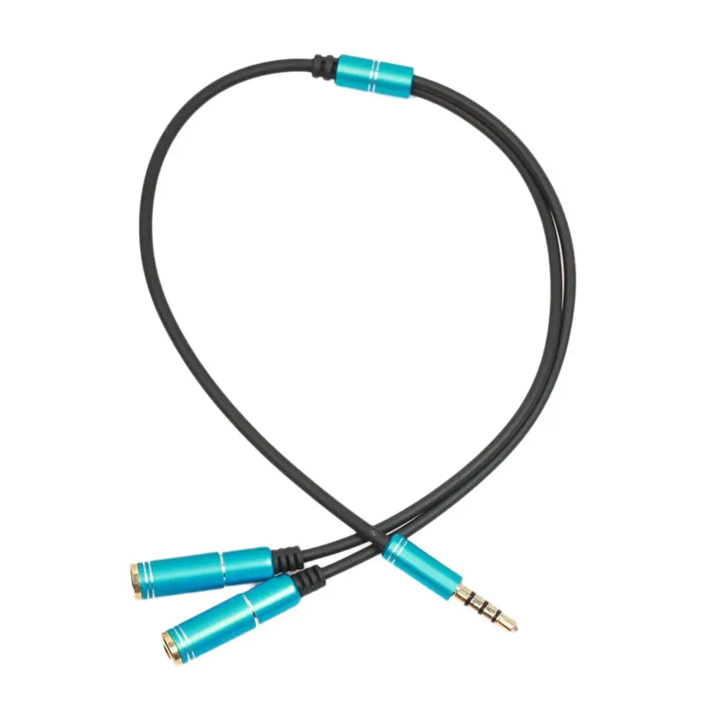10ft 3.5mm 1 صوت ستيريو إلى 2 أنثى مآخذ Y محول كابل الفاصل #2