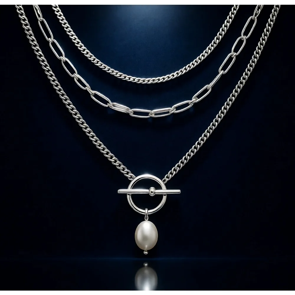 

Многослойные золотые ожерелья для женщин: изящные подвески в виде сердца, креста, банта, круга, цепочка-чокер, набор украшений