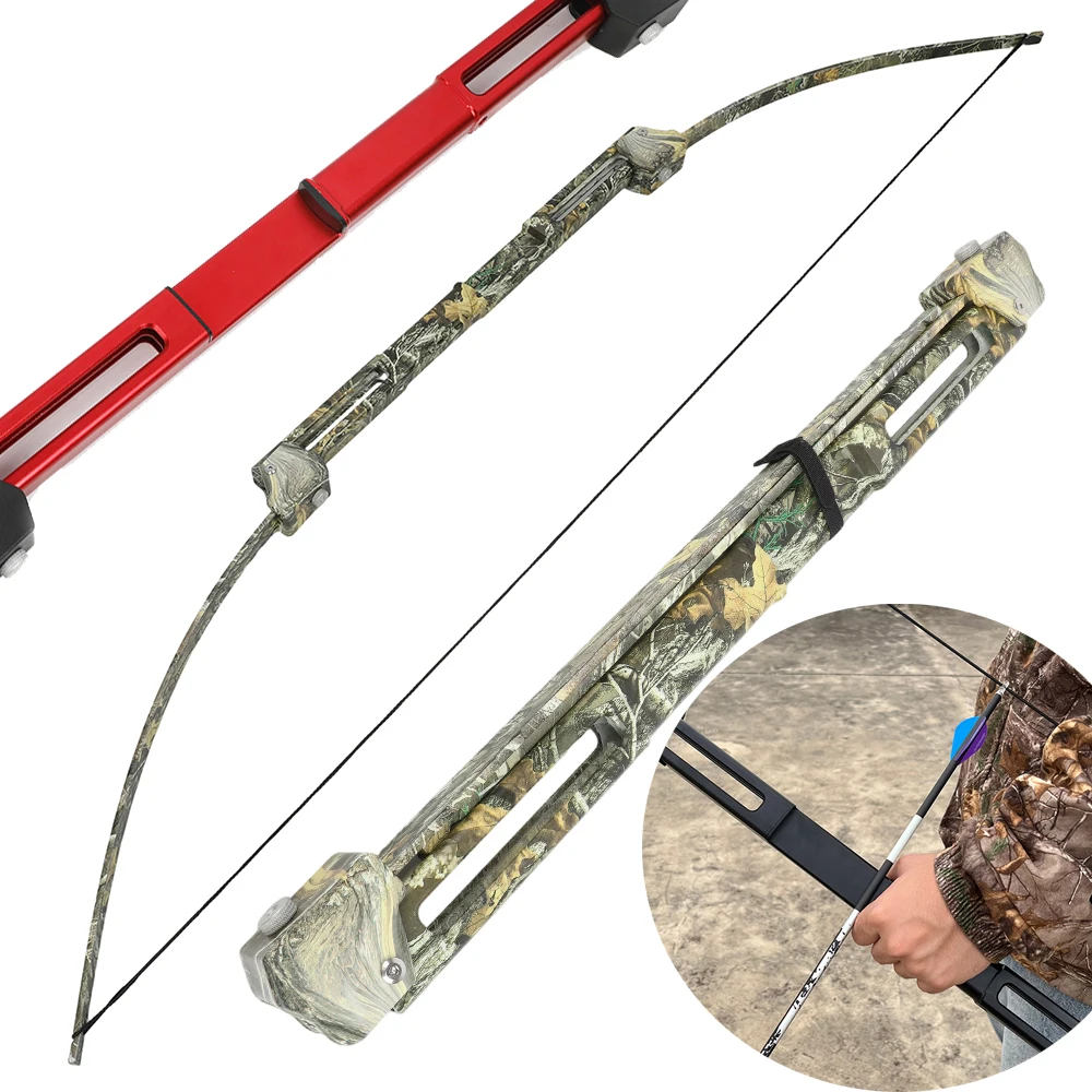 

35lbs Archery Recurve Bow 58inch Takedown Folding Bow Right/Left Hand Aluminum CNC Riser for Hunting Outdoor Shooting Target