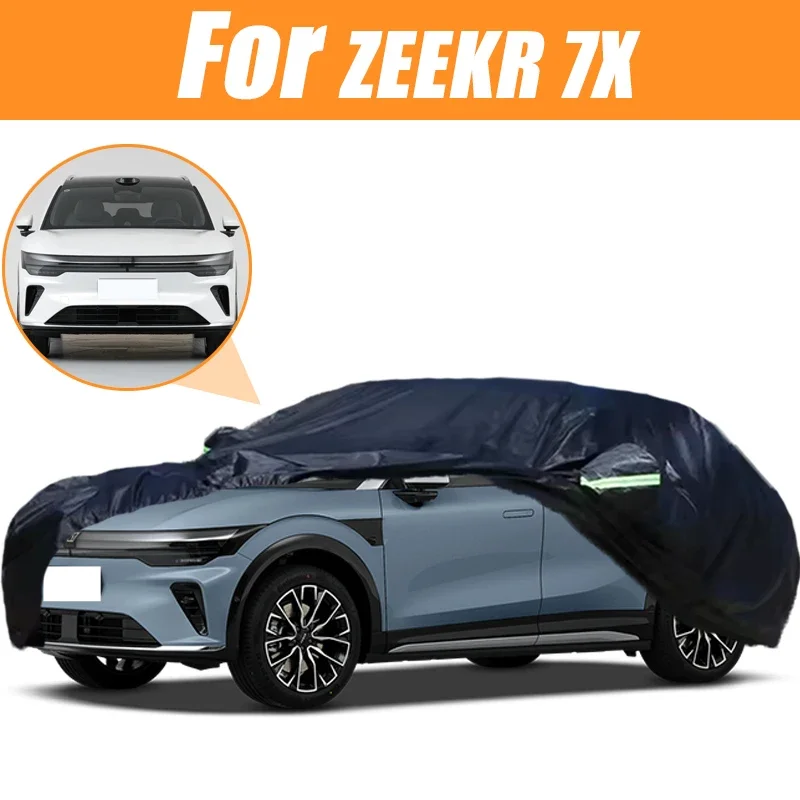 

For ZEEKR 7X All-Weather Car Covers 6-in-1 Waterproof Dustproof UV Proof Snowproof Scratch Resistant Protection