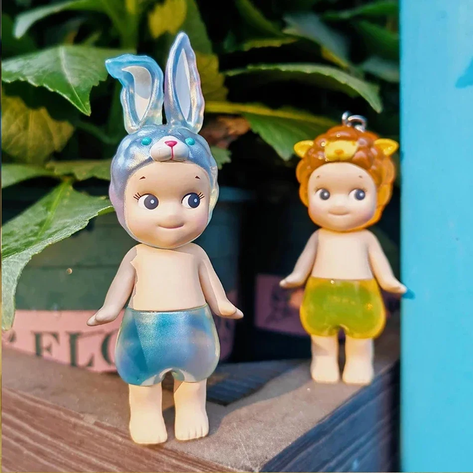 Casa de dulces llavero de Ángel caja ciega muñeca bolsa colgante hecho a mano creativo juguete de dibujos animados cumpleaños regalo del Día de San Valentín cajas misteriosas