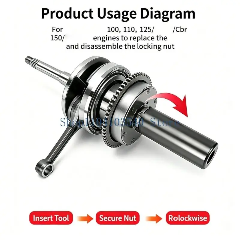 02DC 1/3Pcs Motorcycle Clutch Nut Remover 18Mm 20Mm 22Mm Motorcycle Repair Wrench Tool Socket Hand Tool for Scooter