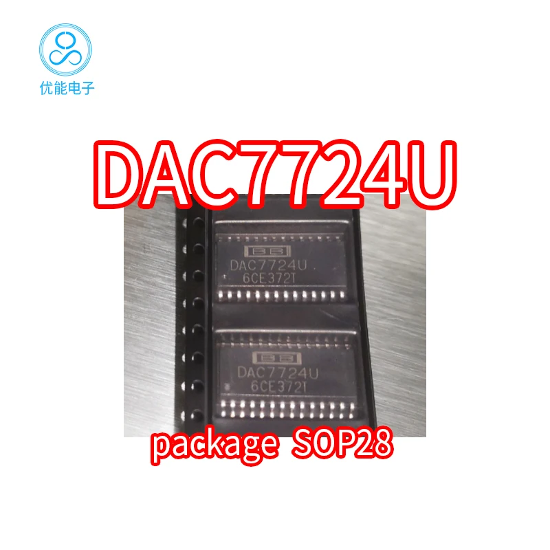 

DAC7724U DAC7724 Analog Converter 12-bit SMD SOP-28 Package DAC772