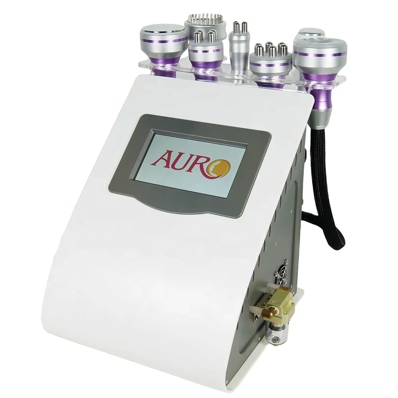 Au-61E Auro 7 in 1 Vacuum Cavitation RF Machine Lipocavitation Radiofrquence 40k