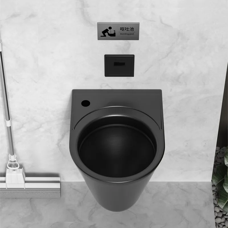 Stainless steel vomiting pool bar KTV nightclub commercial wall-mounted rinse basin wine artifact vomiting basin creativity