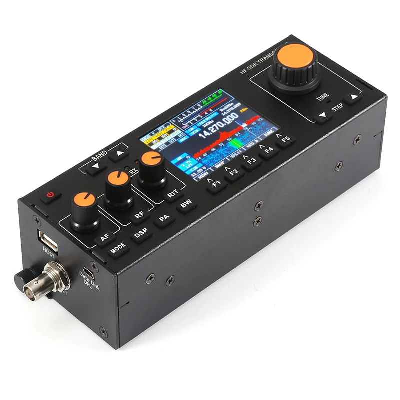 RS-918 Plus 15W HF SDR трансивер телефон приемопередатчик Любительское коротковолновое радио с портативным зарядным устройством для микрофона 3,4 Ач встроенный аккумулятор