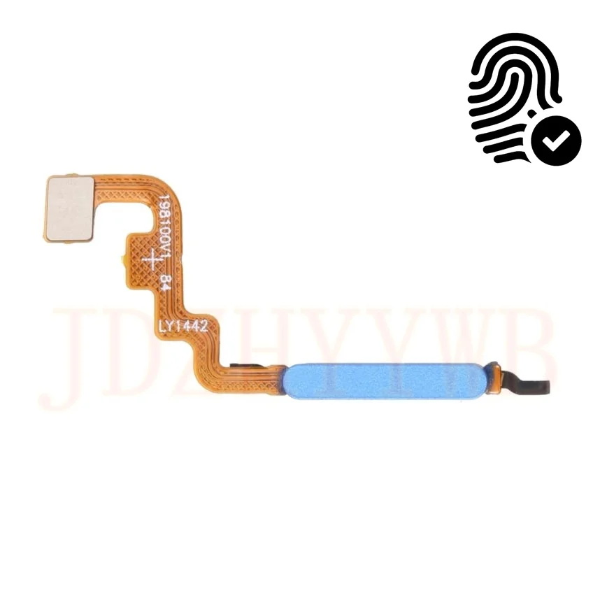 Original Home Button Return Key Ribbon Menu Power Fingerprint Sensor Flex Cable For Xiaomi Redmi Note 11 Note11 Global Version
