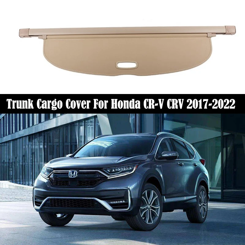 

Trunk Cargo Cover For Honda CR-V CRV 2017-2022 Security Shield Rear Luggage Curtain Retractable Partition Privacy Car Accessorie