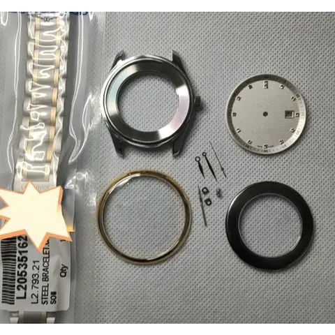 For substitute master craftsman 793 gold case, suitable for 2824 2892 888 movement case accessories full set, sapphire