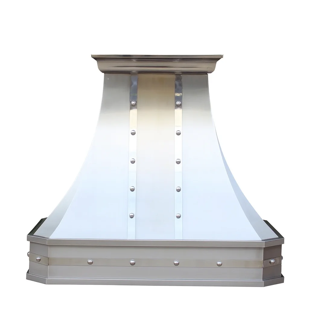 Kitchen Stainless Steel Cooking  Hoods / Wall Mounted Stainless Steel Range Hood / Home Mounted Appliance Stainless  Hood