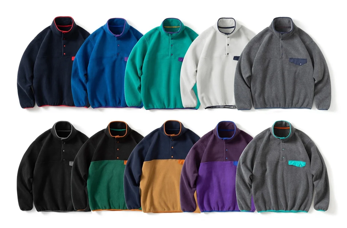 سترة Streetwear ذات وجهين للرجال والنساء من القطن معاطف دافئة بحروف هيب هوب مطرزة وطية صدر كبيرة الحجم وأزرار ملابس