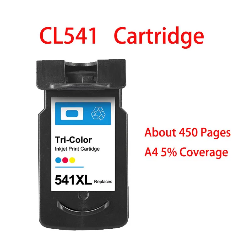 Compatible Refillable Ink Cartridge For Canon 540 541 PG540 CL541 Pixma MG3250 MG3350 MG3500 MG3550 MG3600 MG3650 MG4150 Printer