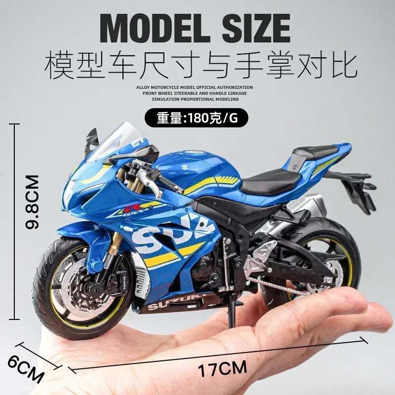 1:12 GSX-R1000 Alloy Motorcycle Model Diecast Car Toys For Boys Birthday Gift Kids Toys Car Collection
