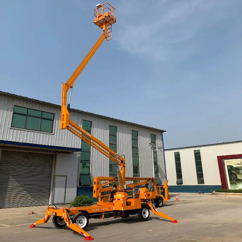 Hydraulic Electric Self-propelled Towable Boom Lift Articulated Work Platform