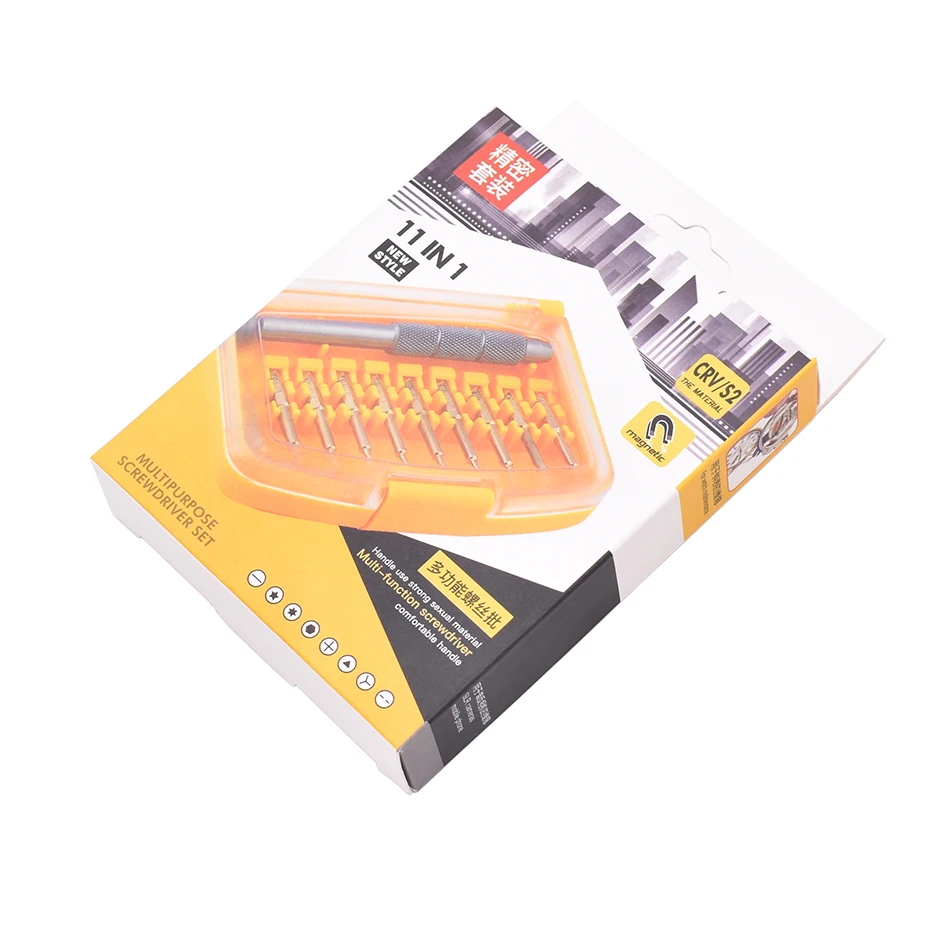 11 in 1 Precision Multipurpose Screwdriver Kit With 1.0 Phillips 0.6 Slotted 0.8 Slot Type screwdriver 3.0 Y T2 T4 T5 2.5