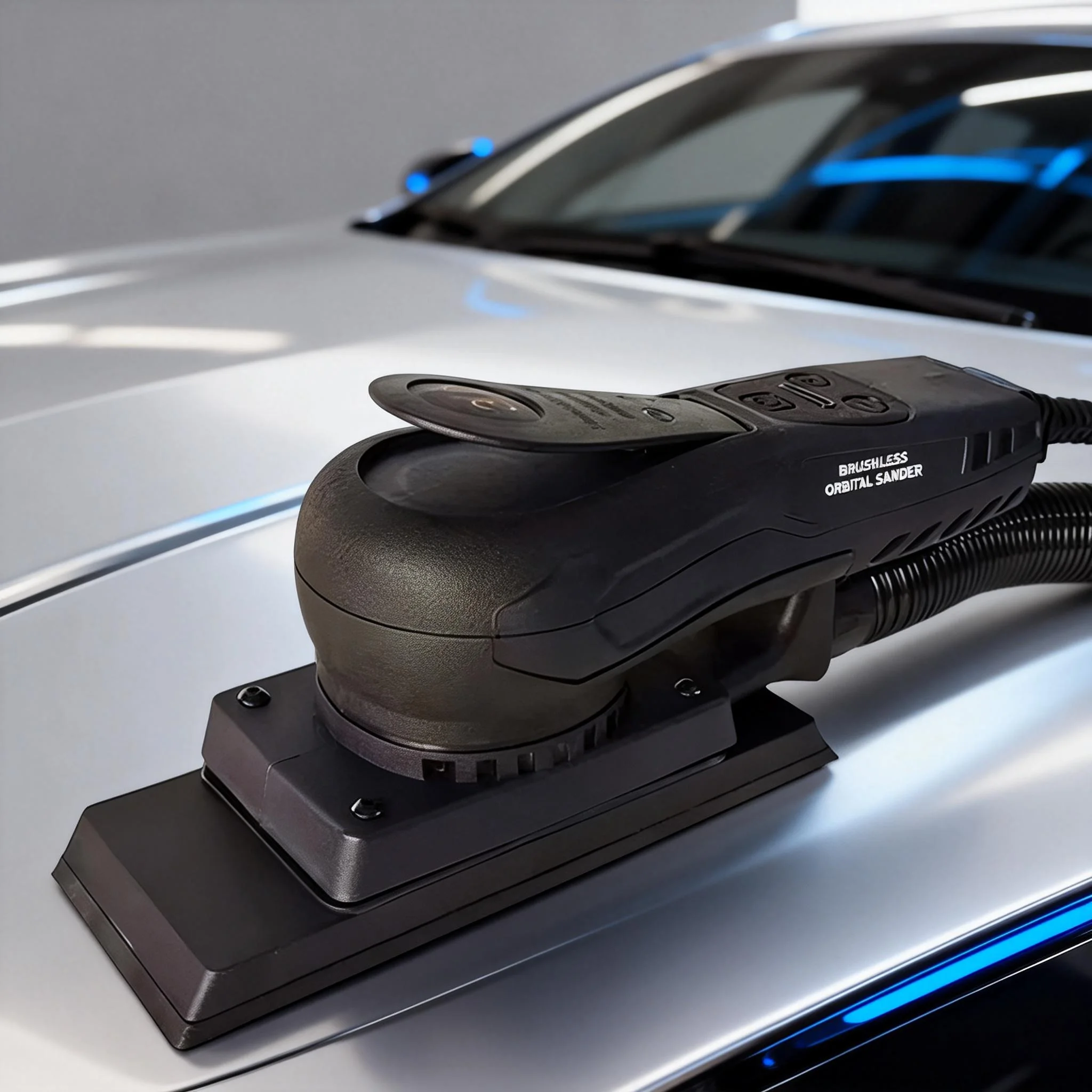 

Brushless Electric Sander 70x198mm Random Orbital Corded Grinder for Woodworking Drywall Sanding And Polishing