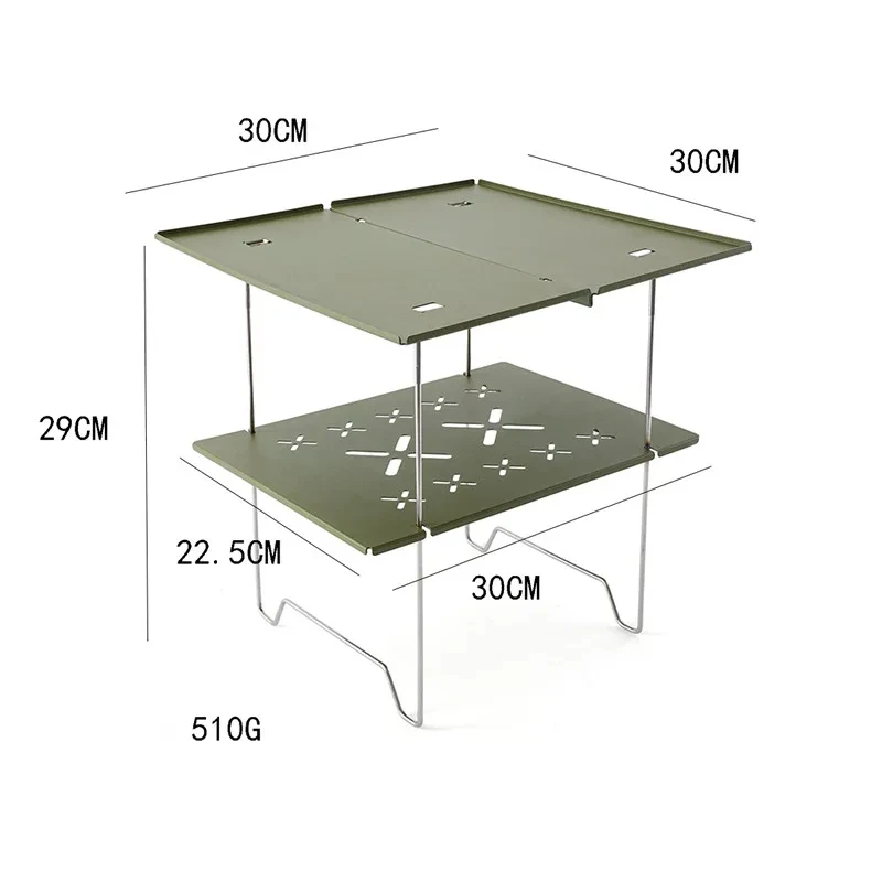 

Portable Lightweight Modern Aluminum Outdoor Garden Furniture IGT Removable Picnic Fishing Table for Camp Kitchen Barbecue