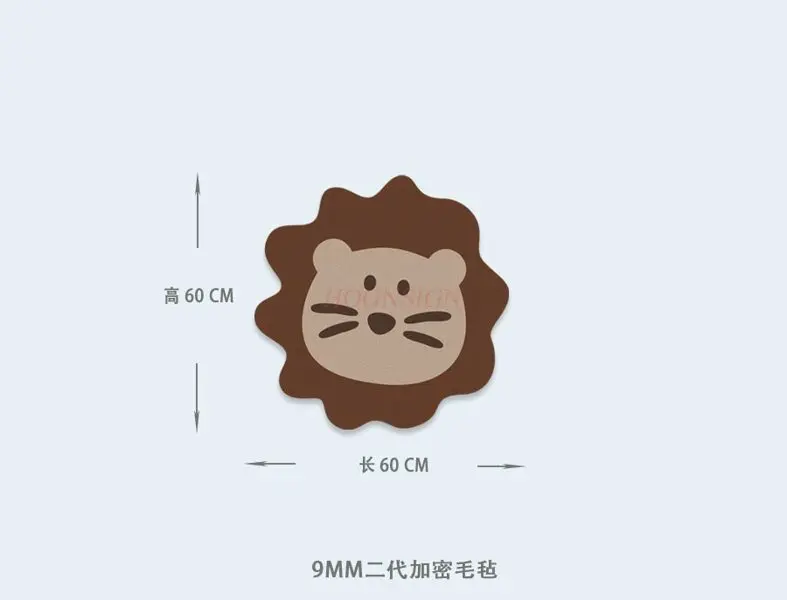 1 قطعة ورأى الأسد المرح صورة جدار الفصول الدراسية الثقافية جدار تجديد الديكور لينة لوحة خشبية رسالة المجلس #1