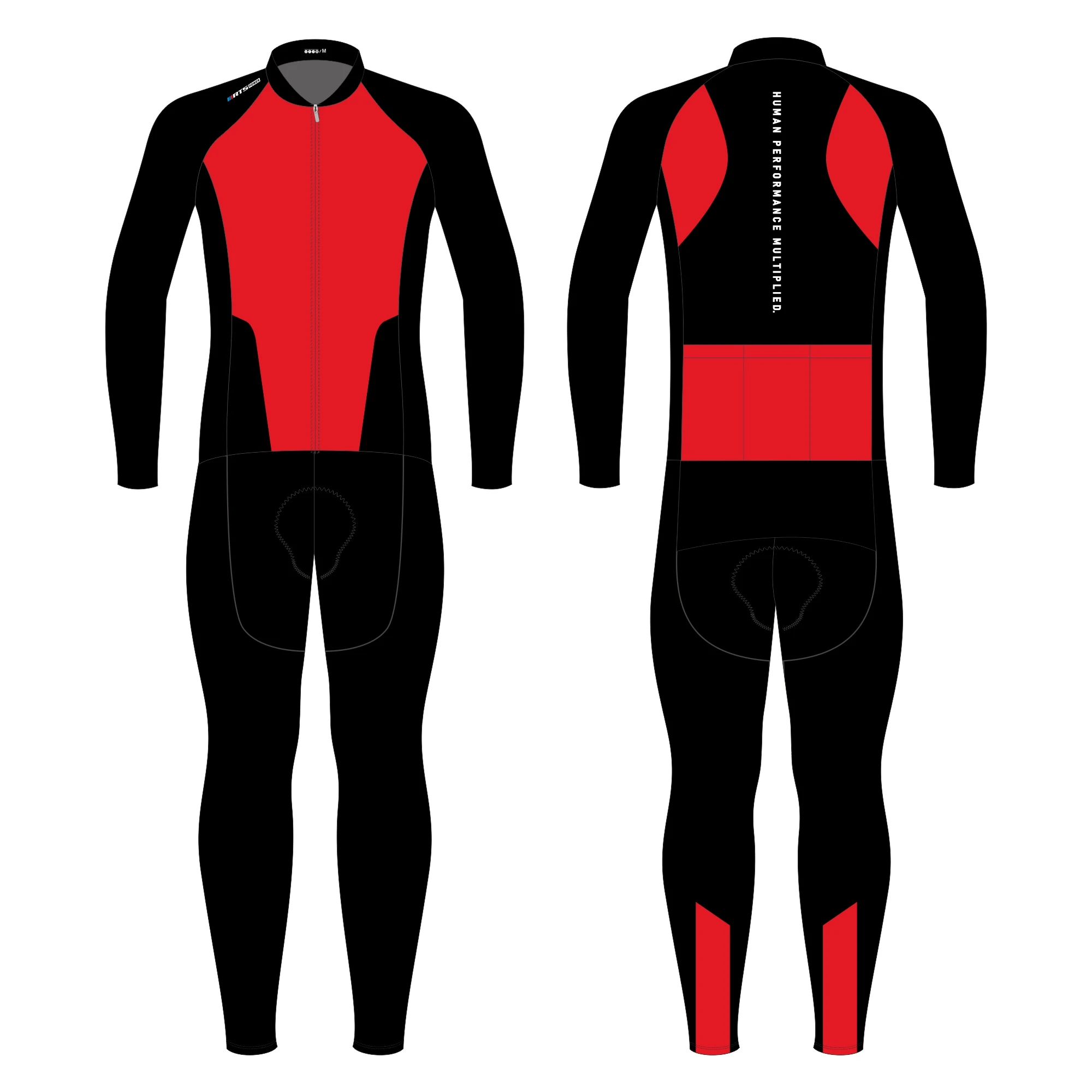 2022 Long Sleeve Skinsuit Trisuit Triathlon Clothing Jumpsuit Swimming Cycling Running Wetsuit RT Competition Apparel