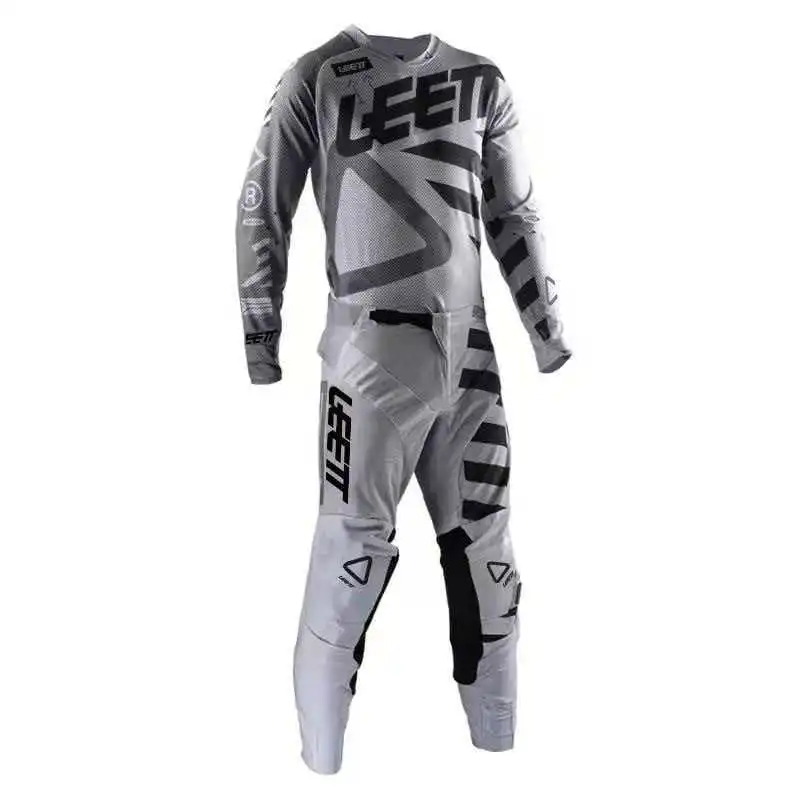 NEW 2026 LEETT MOTO enduro motocross gear set mx jersey pants green motorbike clothing mtb carracing suit Off Road equipment view 5