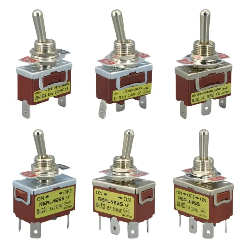 

Переключатель Uniteelec-REALNESS, фототройник, 6 футов, 3 положения, ВКЛ./ВЫКЛ., серебряные контакты, 15 А, 250 В