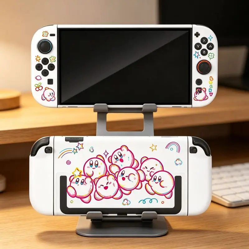 Kirby Split Hard Protective Case For Switch 2 Ns 2 Skin Friendly Soft Grip Game Console Cover Gaming Accessory Fast Delievery