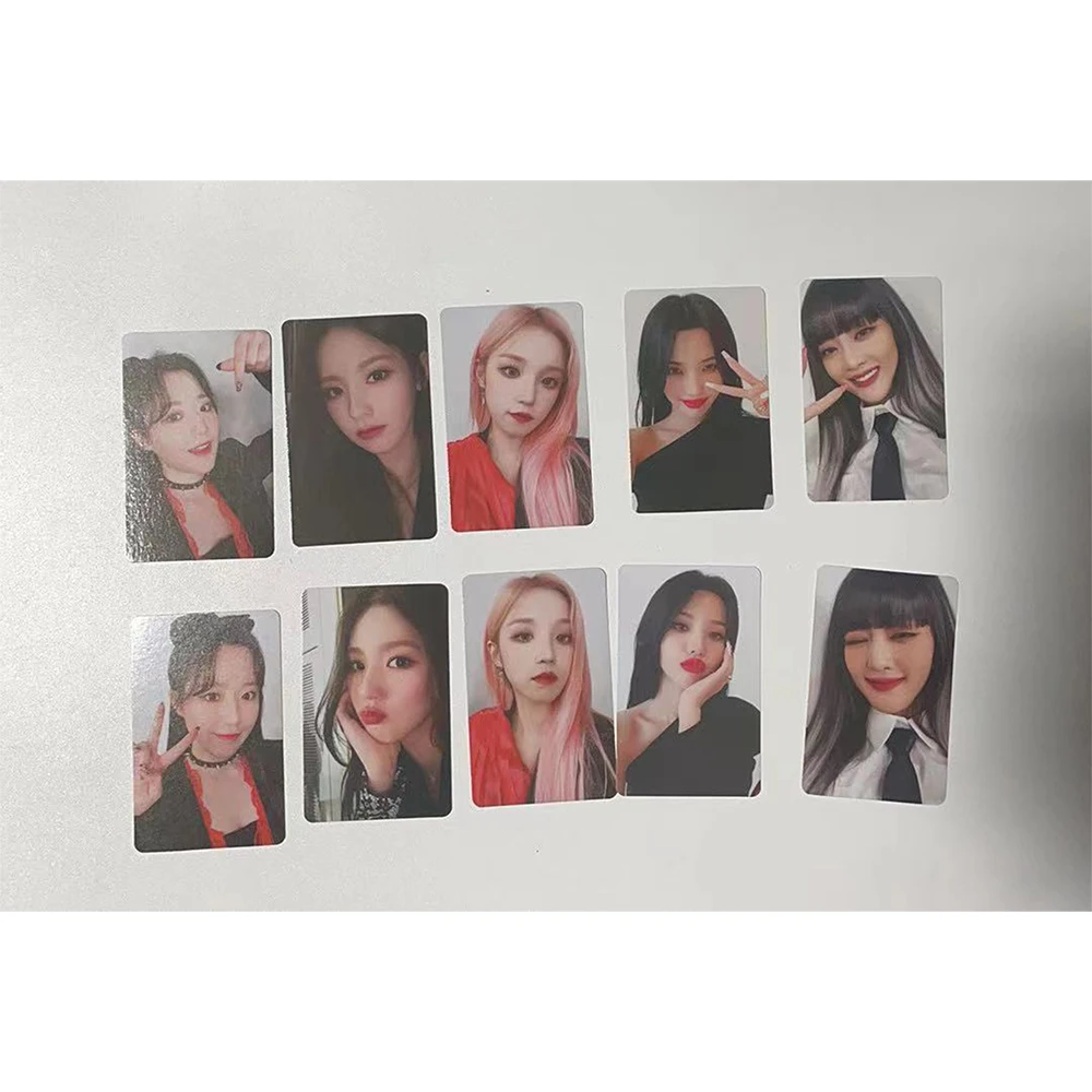 10pcs/Set (G)I-DLE Around the World Tour Concert Photocards gidle Double-Sided LOMO Cards YUQI MiYeon SoYeon Fans Collections