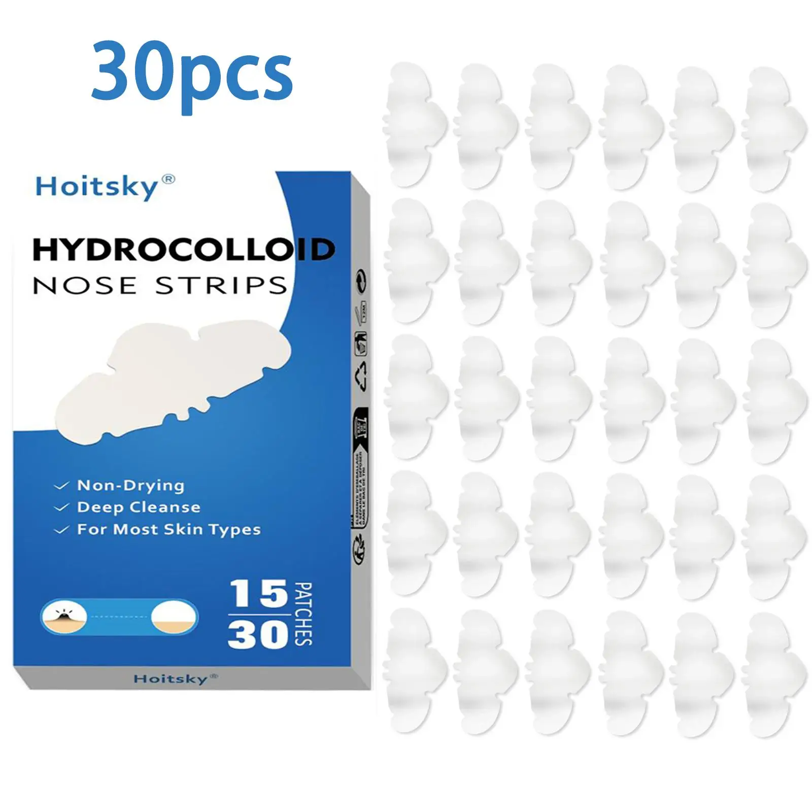 30/15pcs butterfly invisible concealer patches, tasteless, moisturizing, acne concealer, suitable for all skin
