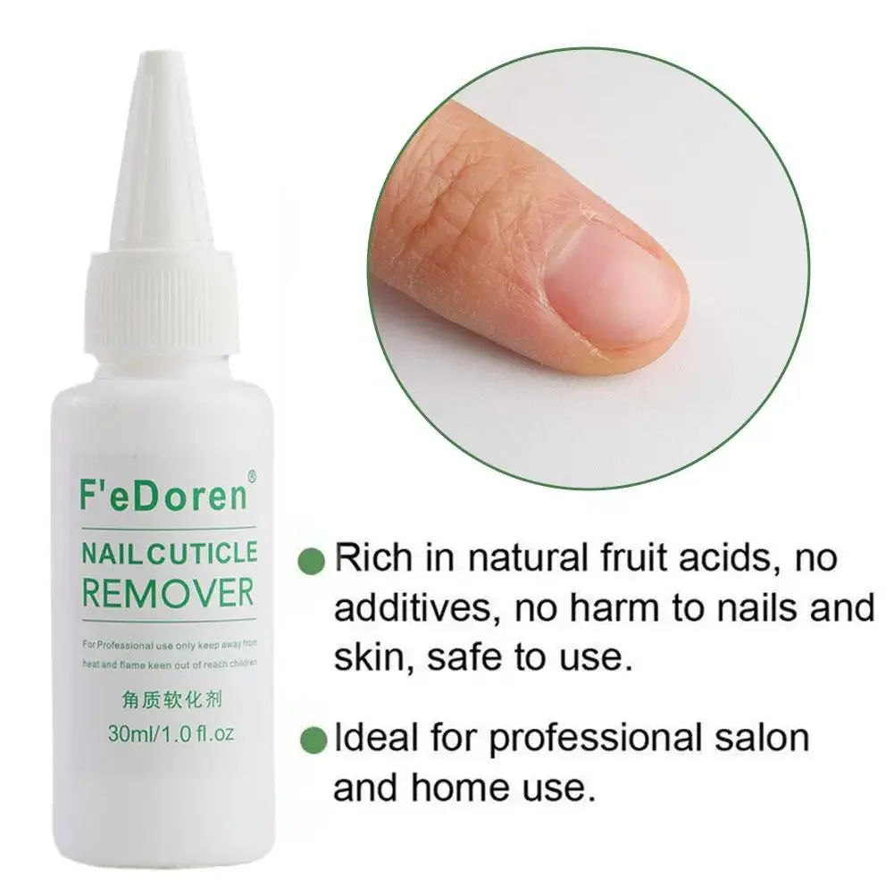 30ML Professional Nail Cuticle Remover Gel Quickly Manicure Nails Dead Care Soften Product Skin DIY Pedicure Cuticle Oil