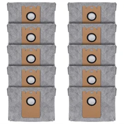 10 stuks stofzakken voor Eufy RoboVac L35 Hybrid LR30 Hybrid LR20 automatisch leeg station, met actieve koolstof