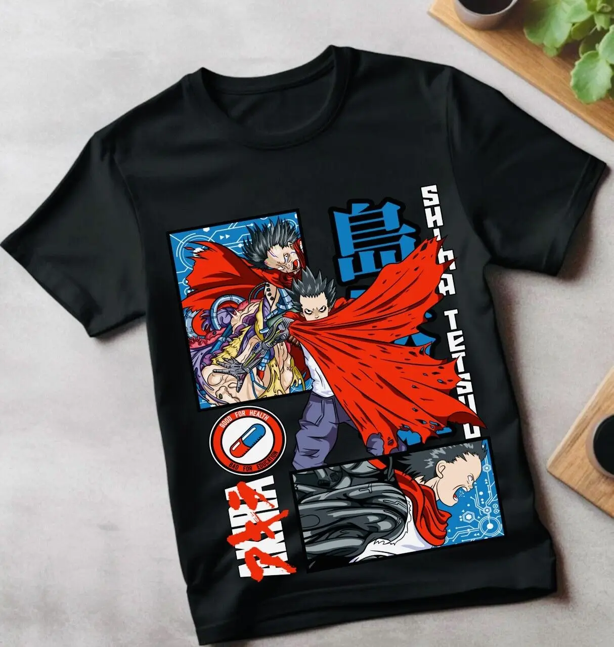 

AKIRA T-Shirt Manga Anime Kaneda Tetsuo Katsuhiro Otomo Neo Tokyo Tee All Size