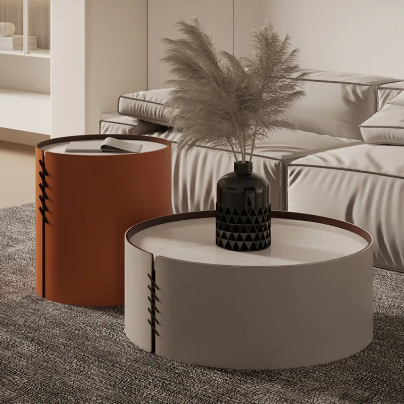 

Роскошные креативные журнальные столики для спальни, современные седло, кожаные журнальные столики, модная офисная мебель для дома Stolik Kawowy Lscj