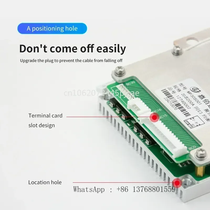 OEM Bms Lifepo4/Li-ion Lithium 13S 48V/60V 250A Battery Balancer Protection Board 3.2V Management System BMS 16S 300A For EV Car