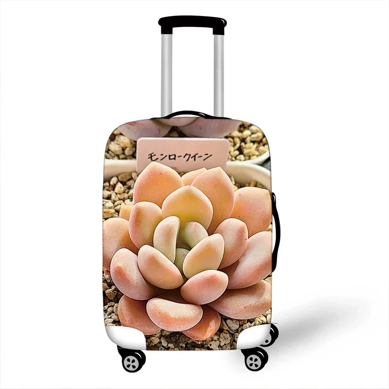 Designer Colorful Plant Luggage Cover Thicken Elastic Baggage Cover for 19 - 32 Inch Suitcase Case Dust Cover Travel Accessories