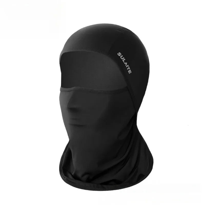 

SULAITE Summer Ice Silk Motorcycle Face Mask Anti UV Sunscreen Windproof Breathable Anti Slip Bandana Scarf for Riding Sports