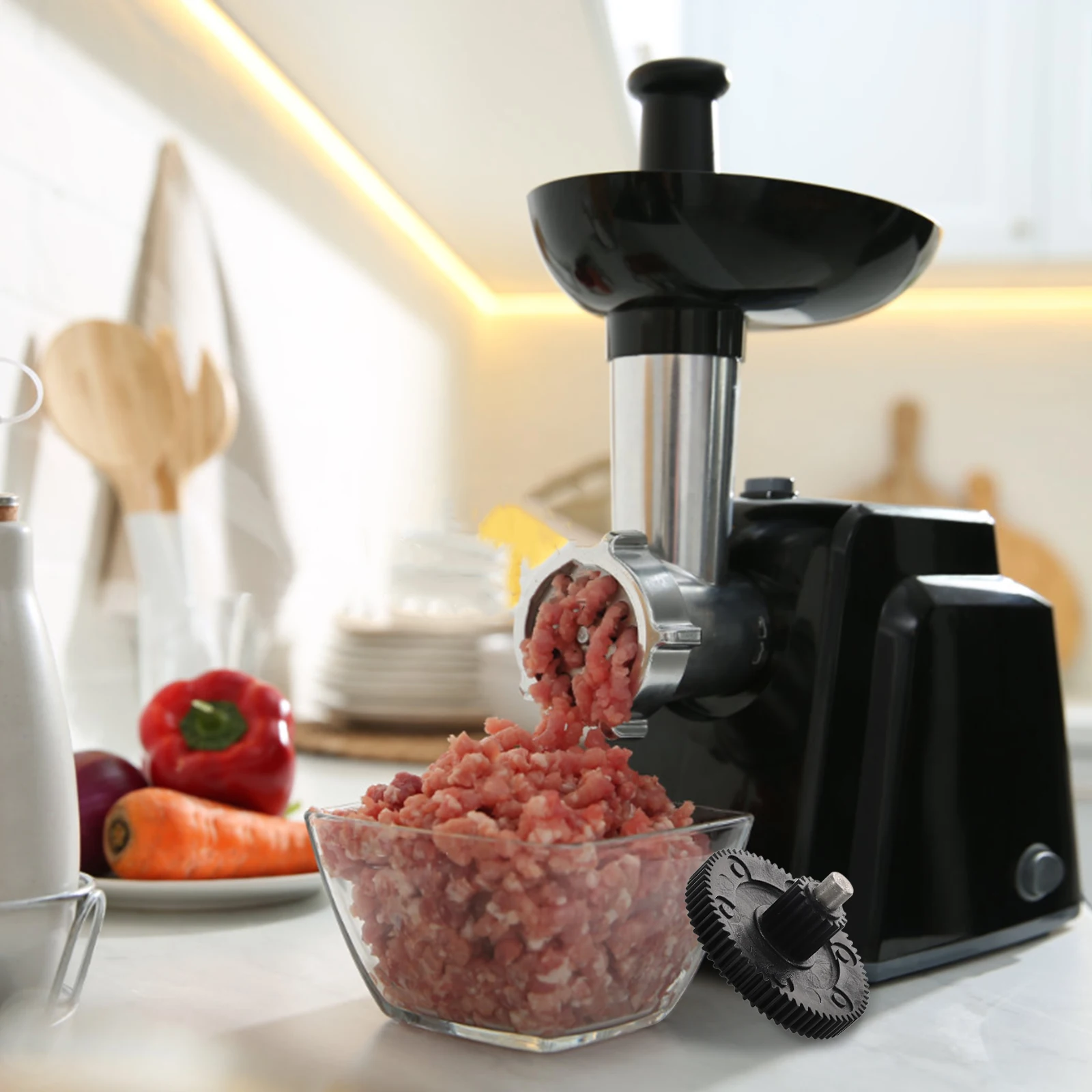 

Meat Grinder Replacement Gear 17 66 Teeth Heavy Duty for Electric Household Industrial Meat Grinding Machines