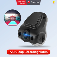 Junsun 720P GPS Player Car Dash HD ADAS USB Front DVR Camera Driving Digital Video Recorder Night Version