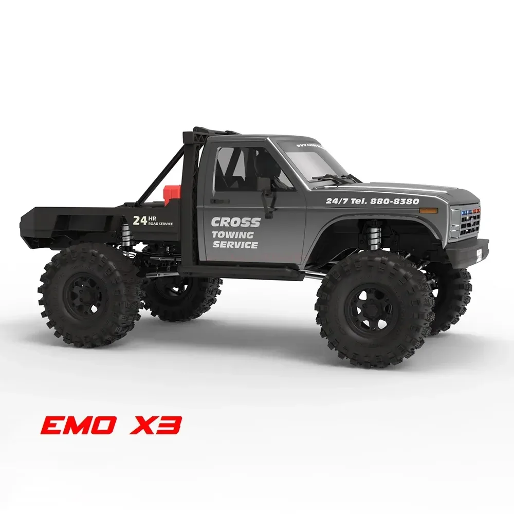 Crossrc Emo X3 północno-wschodnie tygrysy 1/8 4x4 Rc elektryczny zdalny samochód sterowany Model gąsienicowy pojazd ratowniczy Rtr prezent