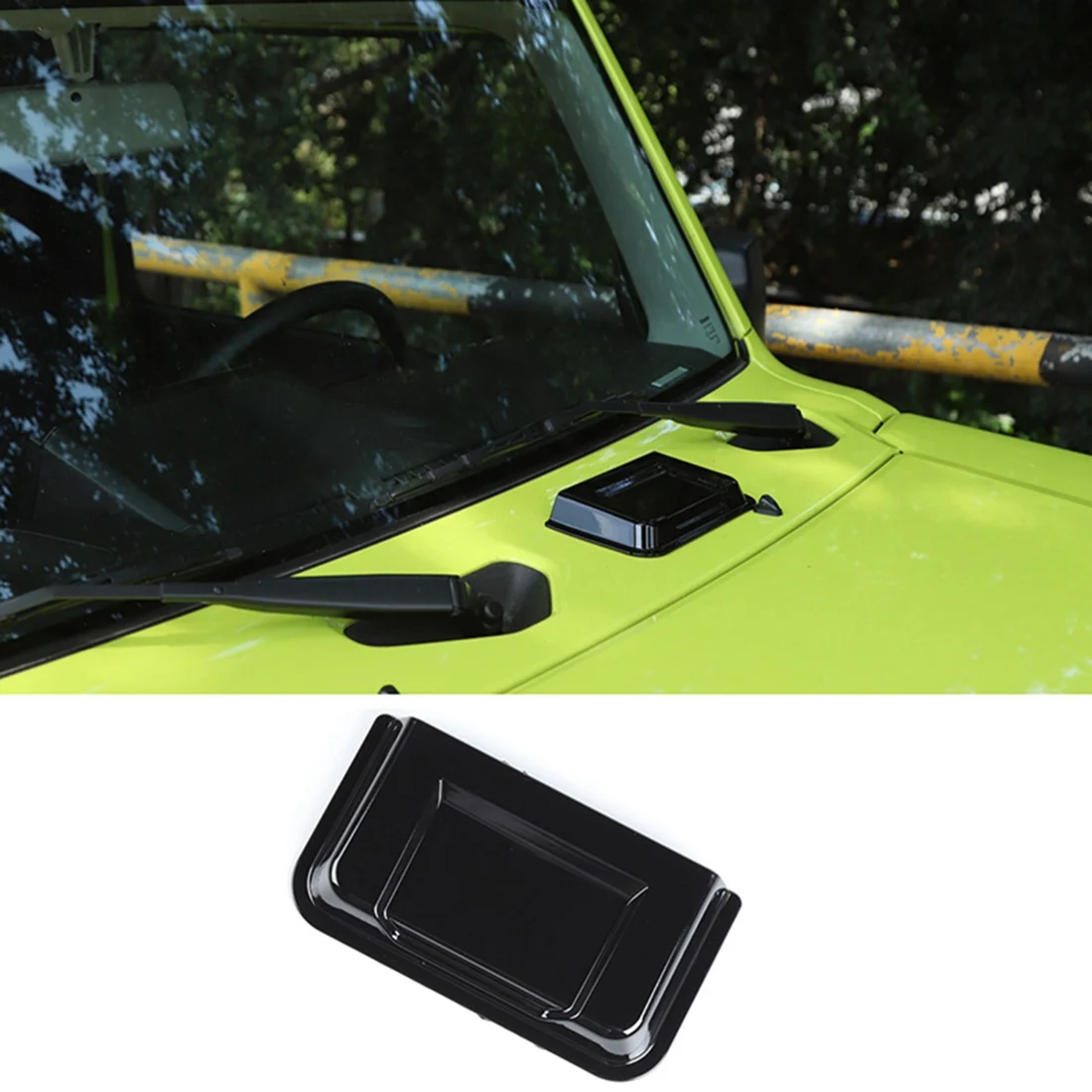 Hood Vent Hood Scoop Vent Intake Cover Trim for Suzuki Jimny 2019 2020 2021 2022